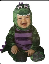 New Dinky Dino Dinosaur Infant Costume 6/12 Mo. Incharacter