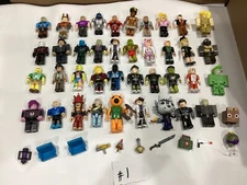 40-Mixed lot ROBLOX Police Swat JAILBREAK ACTION FIGURES w/ACCESSORIES -No Codes