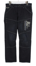 JACK & JONES Branco Core Jeans Men's W32/L32 Regular Fit Whiskers Dark Button