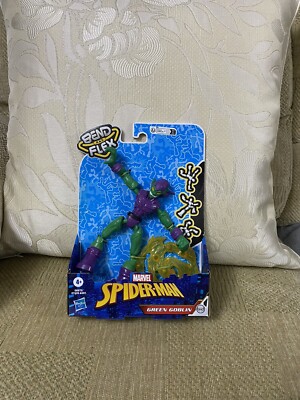 Marvel Spiderman Green Goblin Bend And Flex Actionfigur Neu in OVP Hasbro selten