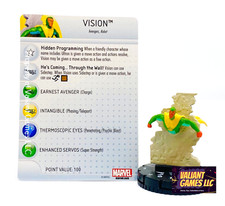 Marvel Heroclix Vision 031 w/ Card Age of Ultron Set