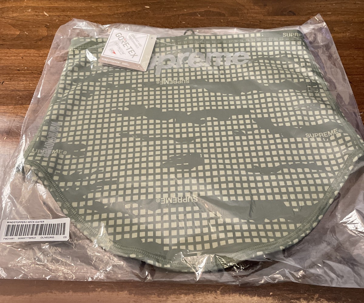 supreme WINDSTOPPER® Neck Gaiter Olive Supreme-WINDSTOPPER-Neck-