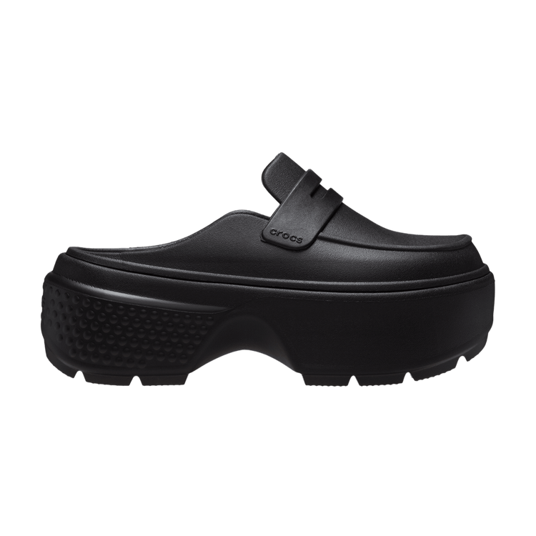 Crocs Stomp Loafer in Black - Comfortable Slip-On Shoe 209937-060-image