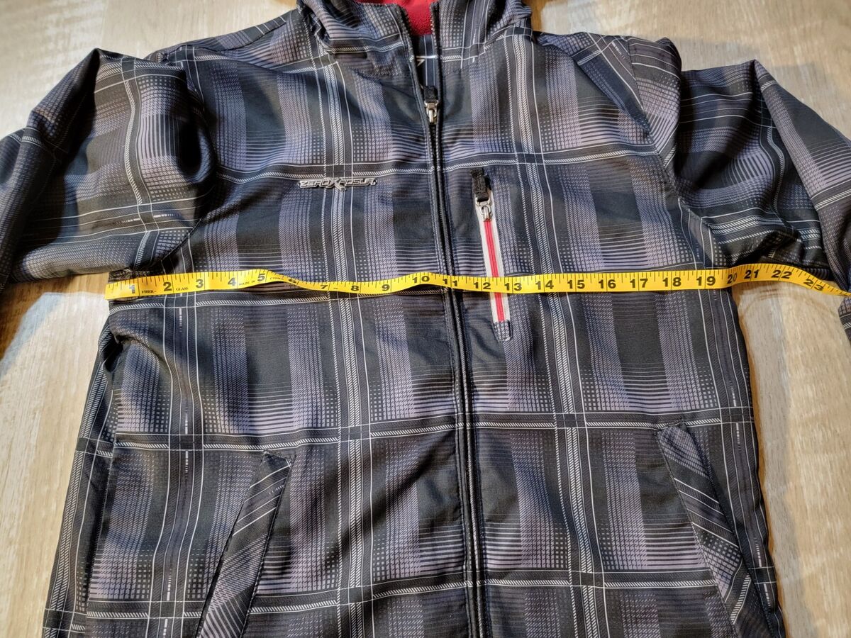 Zero x posur Boys Fleece Lined Hooded Light Duty Coat Size Zero x posur Boys Fleece Lined Hooded Light Duty Coat Size