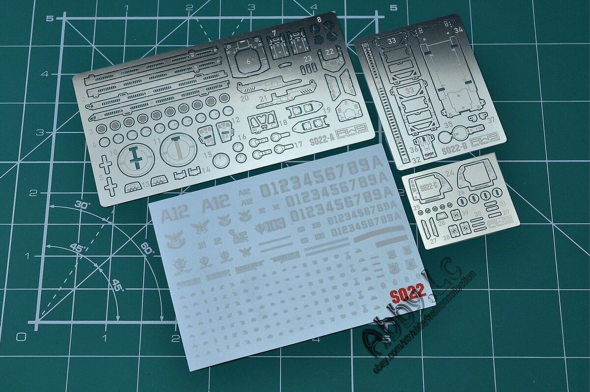 for HG 1/144 Zaku II 2 Red Comet ver GTO The Origin AW9 Details