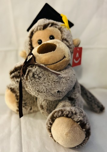 graduation monkey stuffed animal