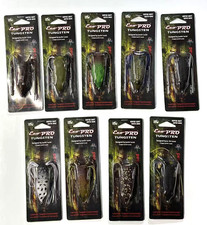 1 Pc Eco Pro Tungsten Eco Toad - Hollow Body Frog Pond Bass Lures Color - Select
