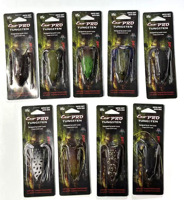 1 Pc Eco Pro Tungsten Eco Toad - Hollow Body Frog Pond Bass Lures Color - Select