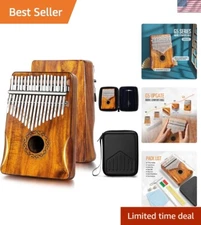 Handmade 17-Key Kalimba Thumb Piano in Koa Wood - Perfect Gift for Beginners!