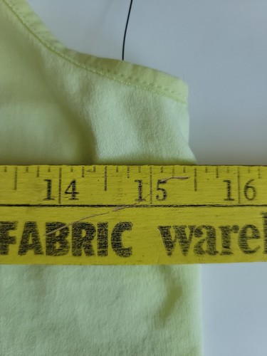 Esprit 1980's Lime Green Womens Tank Top Crop Top Size Large New Vintage NOS - Picture 7 of 9