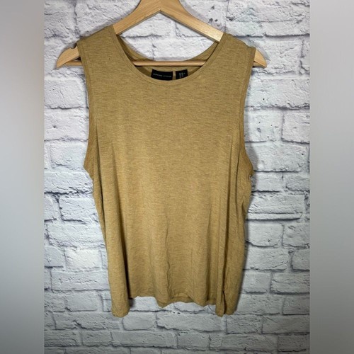 Adrienne Vittadini hellbraunes ärmelloses Damen Tank Gr. XL