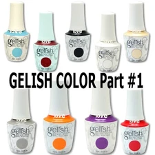 GELISH Gel Nail Polish UV/LED 0.5fl.oz Gel Color Part #1 /Choose Any