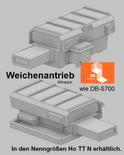 16x Weichenantrieb Weiche Piko Attrappe H0 1:87 wie S700 Weichen Z21  Roco ESU