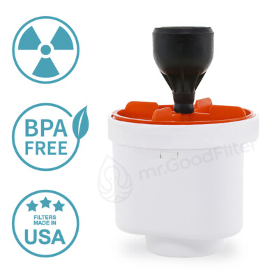 Seychelle Radiological Water Pitcher Replacement Filter 1-40400-W - NEWEST VER.