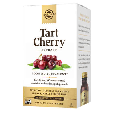 Solgar Tart Cherry 1000 mg 90 Vegetable Capsules
