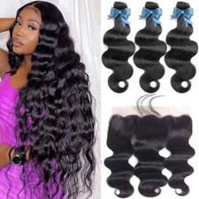 Cuticle Aligned Raw Virgin Hair Weaves Bundles Hair Extension Bundle Body Wave