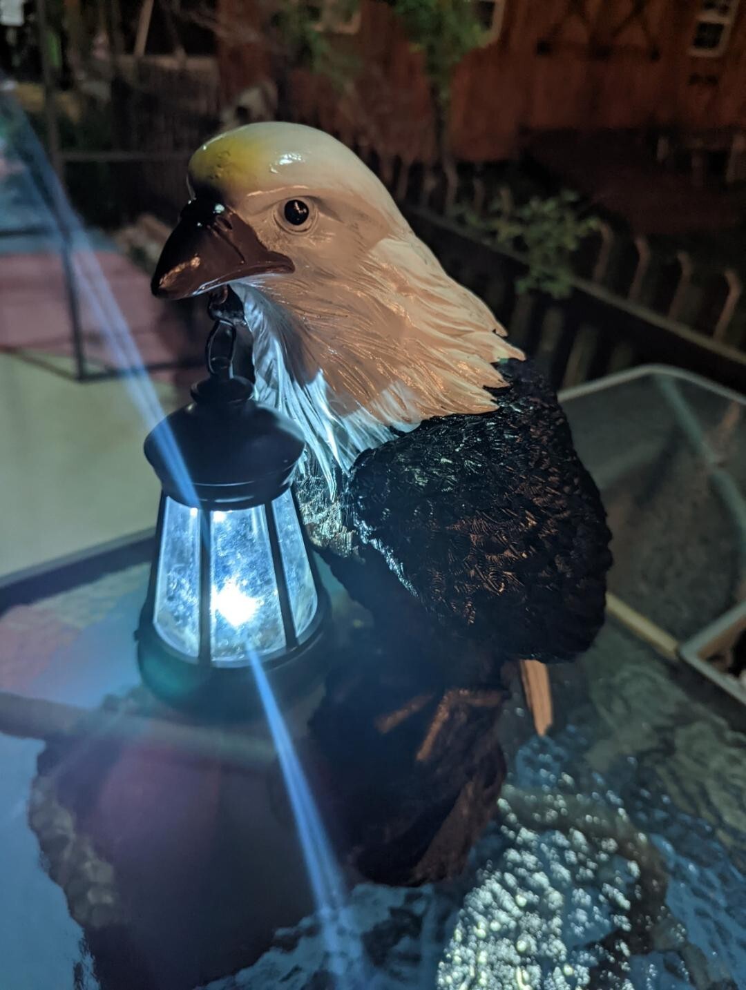 Large Eagle Lawn ornament w/wo Light eBay