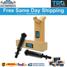 TRQ Front Complete Loaded Shock Strut Spring Assembly Pair For 1990-1993 Honda