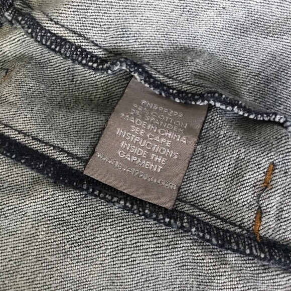 Level 99 Denim Button Down Jacket, Size S - image 4