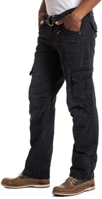 TIMEZONE HERREN CARGO HOSE BENITO TZ  in  black Outdoor Hose NEW