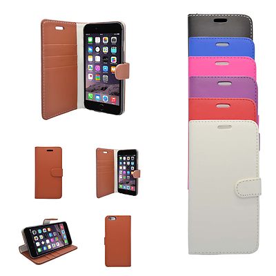 Für Apple iPhone 6 iPhone 6s Hülle Wallet Flip PU Leder Ständer Kartenfach Cover