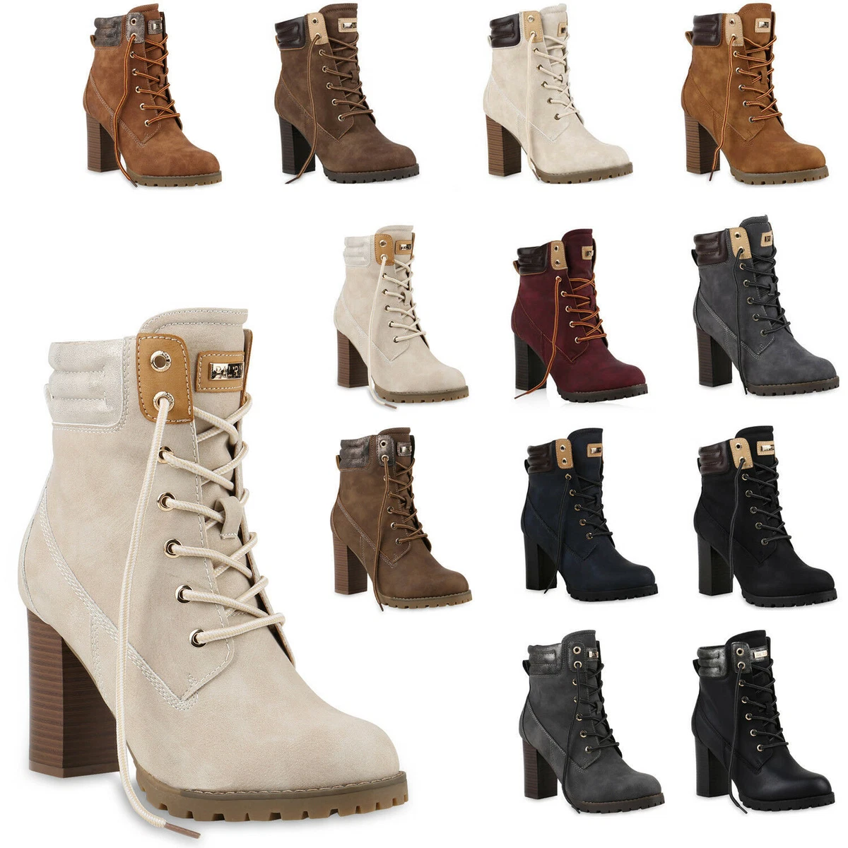 Worker boots damen mit absatz Clearance