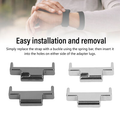 Set Watch Band Connector Metal 12 To 20mm Watch Strap Connector