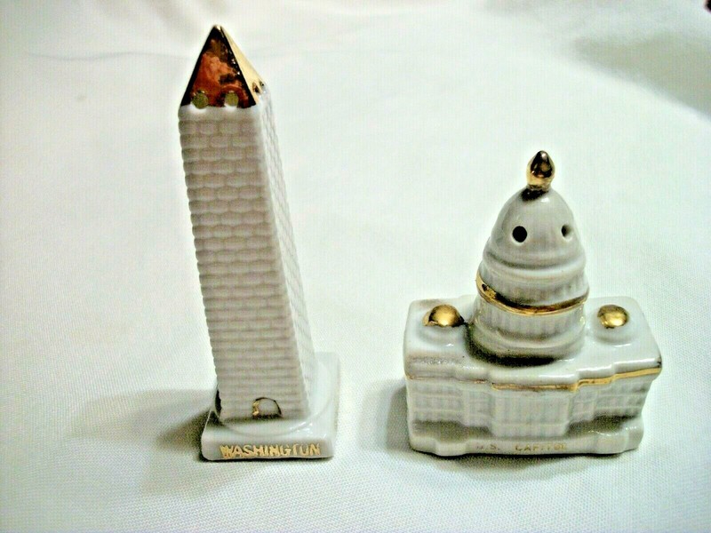 Washington D.C.- U.S. Capitol and Washington Monument Salt & Pepper Shakers
