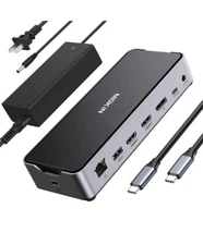 USB C Docking Station 3 Monitors Laptop USB