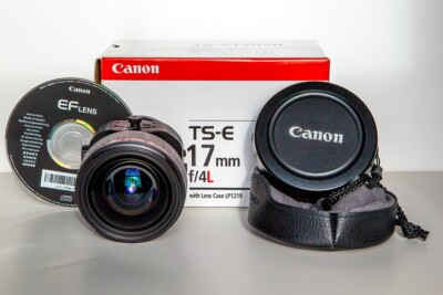 Canon TS-E 17mm f/4L Wide Angle Tilt/Shift lens. EXCELLENT