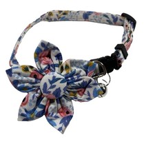 Dog Collar New Adjustable With Flower