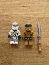 Lego Ninjago Lloyd Golden Ninja, Zane Minifigure Ninja Bianco