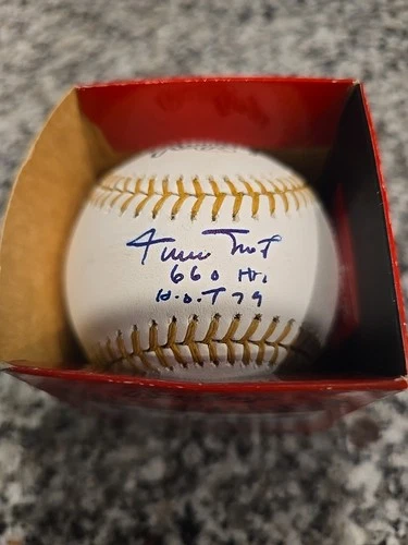 Willie Mays Signed Auto Baseball Dual Inscription Say Hey COA Auto Gold