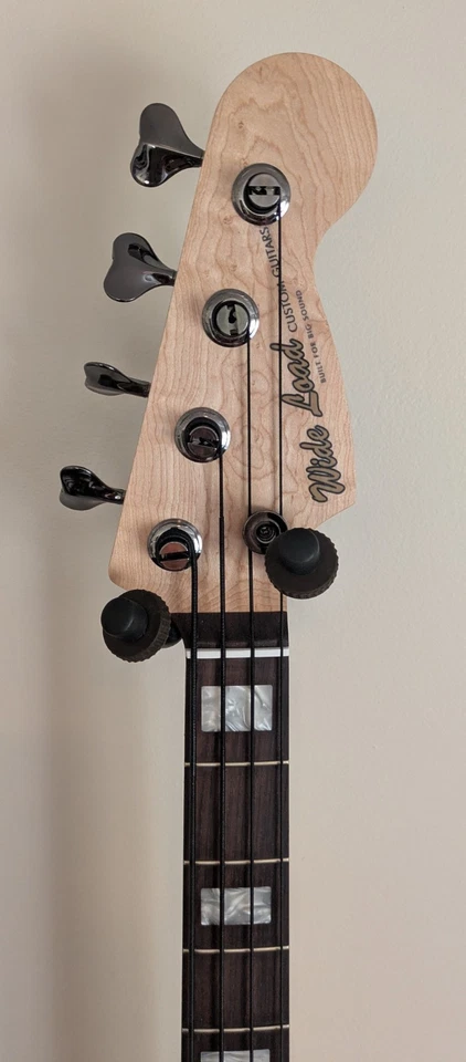 Guardabarros Aerodyne de carga ancha, bajo Warmoth, EMG PHZ Alnico V, ¡9 libras! Foto 3 de 4