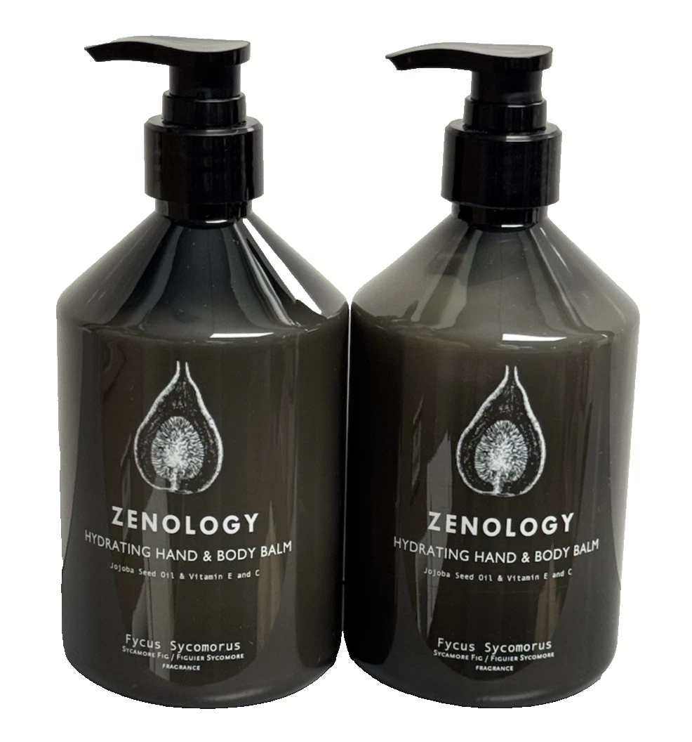 2 PACK Zenology Fycus Sycomorus Hydrating Hand and Body Balm 16.9oz