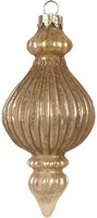 Clayre & Eef 6GL4624 Christbaumkugel Ø 7X14 Cm