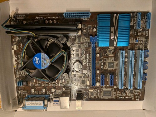 Retro PC Bundle: ASUS P8 H61 B3, Intel i5-2300, 2x 4GB RAM, CPU-Kühler, Getestet