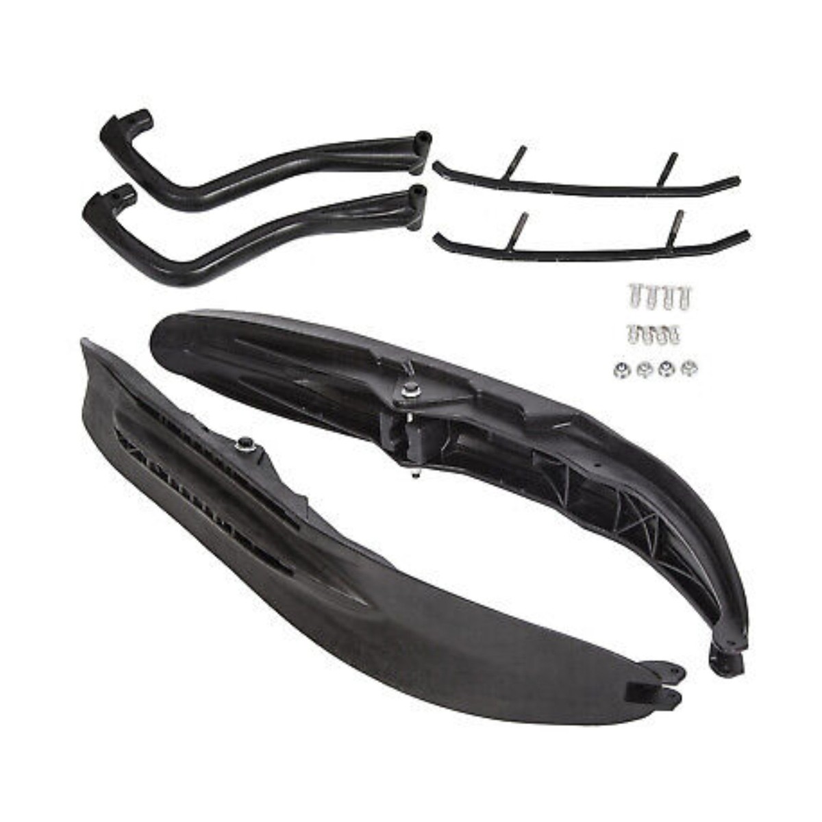 アキト Ski-Doo New OEM Black Pilot 5.7 Ski Upgrade Kit Mount Carbides