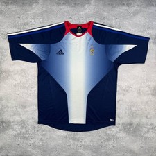 France National Team 2004 Pre Match Vintage Adidas Football Shirt Soccer Jersey