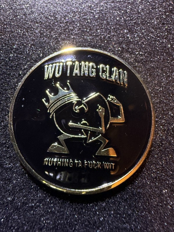 WU-TANG CLAN STATEN ISLAND NEW YORK EST 1992 CLIFTON CHALLENGE COIN