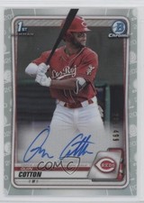 2020 Bowman Chrome Prospects Refractor 266/499 Quin Cotton #CPA-QC Auto 2a9