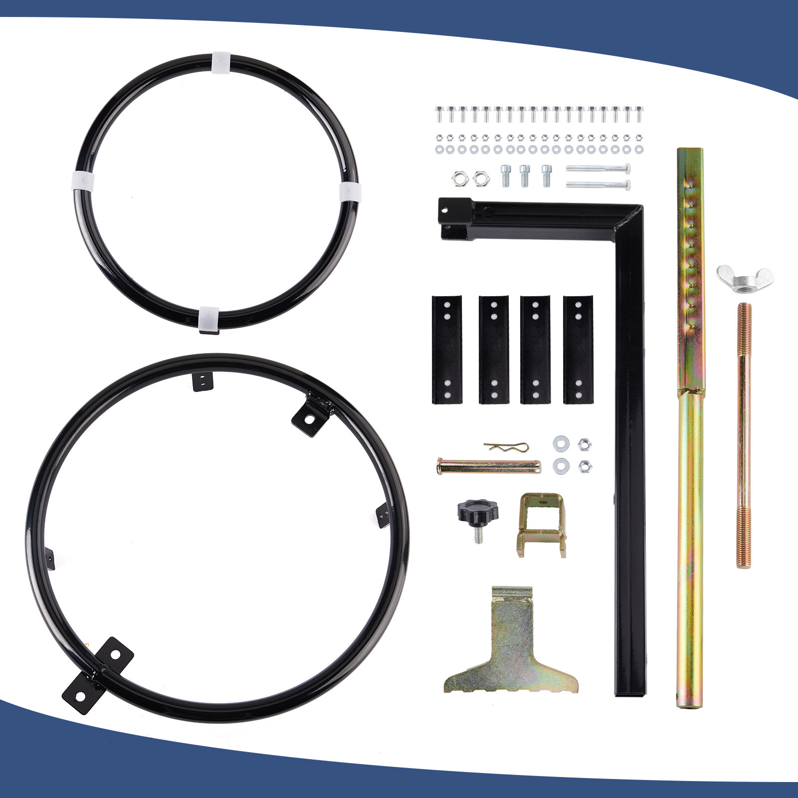 Portable Motorcycle Tire Changing Stand with Bead Breaker for 16” to 21” Tires