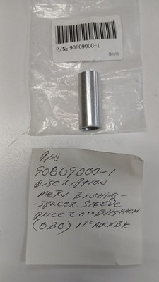 Gerber Cutter Metal Bushing Spacer Sleeve P/N 90809000-1 Replacement Part
