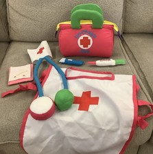 Doctors Kit Soft Plush Toy Bag Doctor Kit for Kids Gift Set Baby