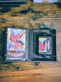 Boxed Spiderman CIB Sega Genesis Game Tested AUTHENTIC Works Great. Sega Genesis
