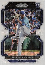 2022 Panini Prizm #55 Dylan Coleman White Wave Prizm Kansas City Royals