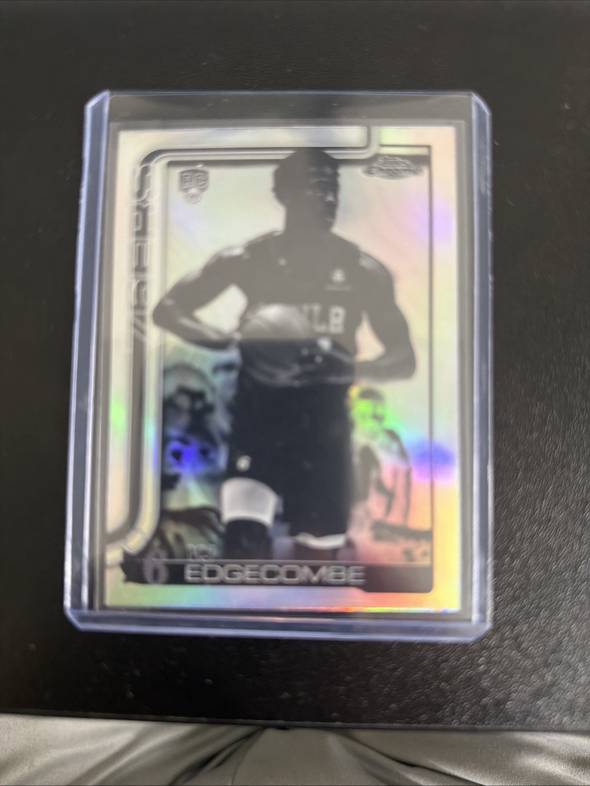 2025-26 Topps Chrome #253 VJ Edgecombe Negative Refractor