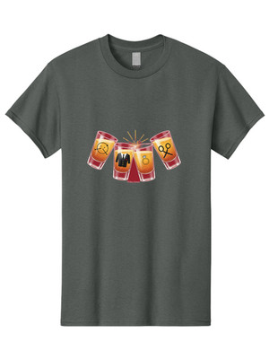 Bar-Brawl Mens Graphic Tee, 100% Cotton, Casual Summer Wear