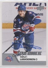 2020-21 Upper Deck AHL Star Rookies Auto Oskari Laaksonen #162 Auto 0b3