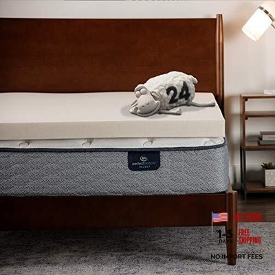 CopperGel Cooling, Pressure-Relieving Memory Foam Queen 79''x59'' 3-Inch